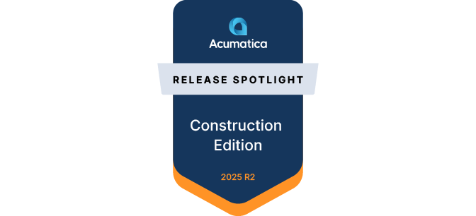 Acumatica Construction Certification
